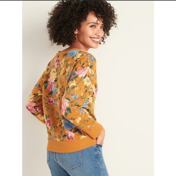 Old Navy Floral Crewneck - Picture 5 of 6